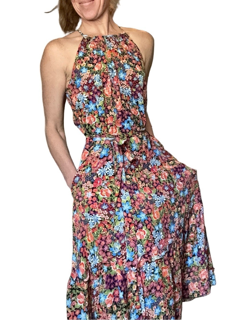 *NWT* NY & CO Floral Tiered Maxi